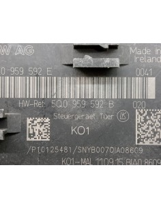 [96465] MODULO CONTROL PUERTA - VOLKSWAGEN GOLF VII LIM.... 2