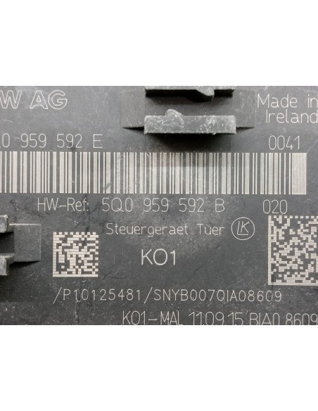 [96465] MODULO CONTROL PUERTA - VOLKSWAGEN GOLF VII LIM. (01/2012 - 12/2017)