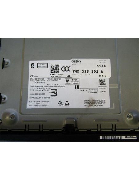 [92778] MODULO ELECTRONICO - AUDI A5 CABRIOLET (F57)