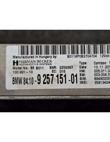 [104803] MODULO ELECTRONICO - BMW SERIE 3 COUPE...