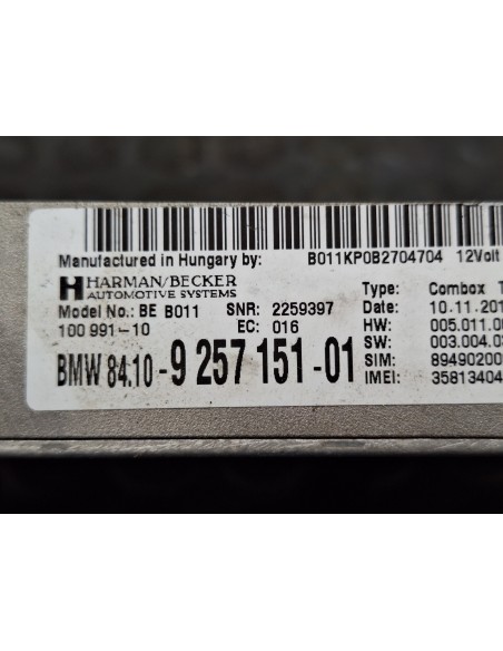 [104803] MODULO ELECTRONICO - BMW SERIE 3 COUPE (E36)