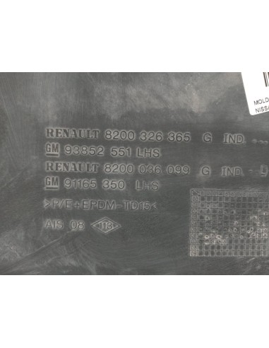 [96225] MOLDURA TRASERA IZQUIERDA - NISSAN...