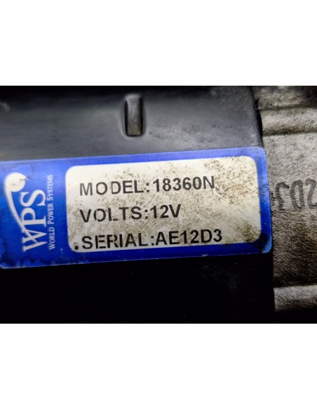 [100137] MOTOR ARRANQUE - MERCEDES SPRINTER 02.00 - CAJA CERRADA (01/1999 - 01/2006)