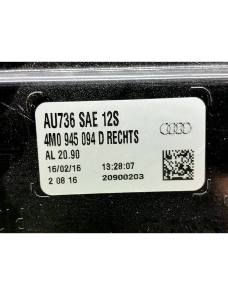 [95162] PILOTO TRASERO DERECHO - AUDI Q7 (4M) (01/2015 - 12/2019)