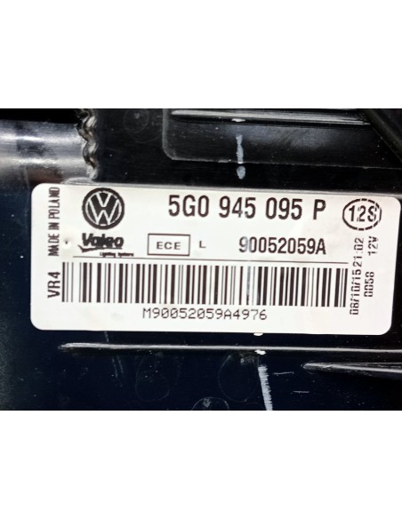 [95279] PILOTO TRASERO IZQUIERDO - VOLKSWAGEN GOLF VII LIM. (01/2012 - 12/2017)