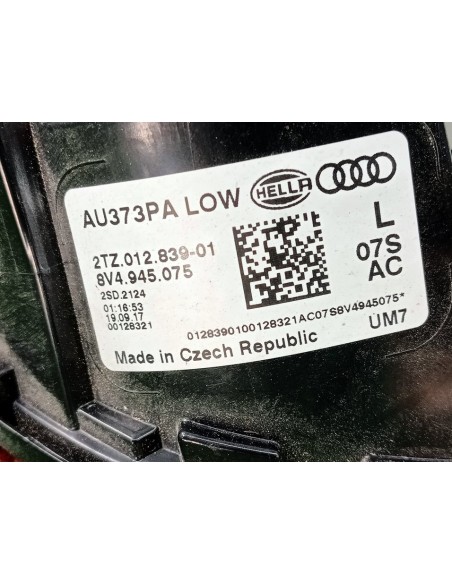 [95353] PILOTO TRASERO IZQUIERDO INTERIOR - AUDI A3 (8P)