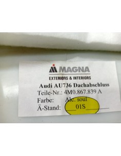 [96552] REVESTIMIENTO - AUDI Q7 (4M) (01/2015 - 12/2019)