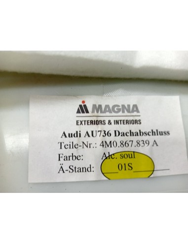 [96552] REVESTIMIENTO - AUDI Q7 (4M) (01/2015 -...