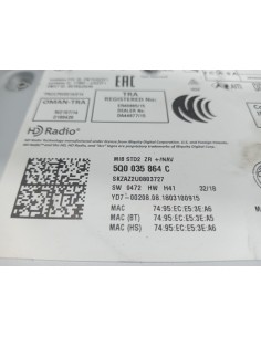 [106247] SISTEMA AUDIO / RADIO CD - SKODA FABIA