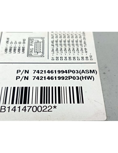 [97517] SISTEMA AUDIO / RADIO CD - RENAULT...