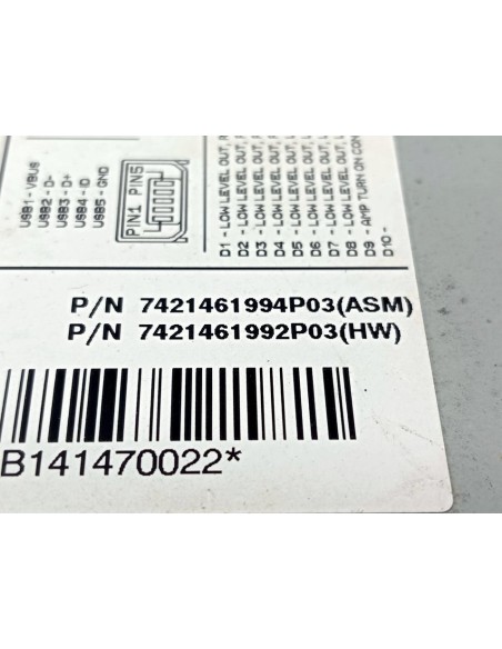 [97517] SISTEMA AUDIO / RADIO CD - RENAULT SERIE T (01/2013 - ...)