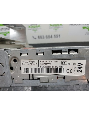 [97683] SISTEMA AUDIO / RADIO CD - IVECO...