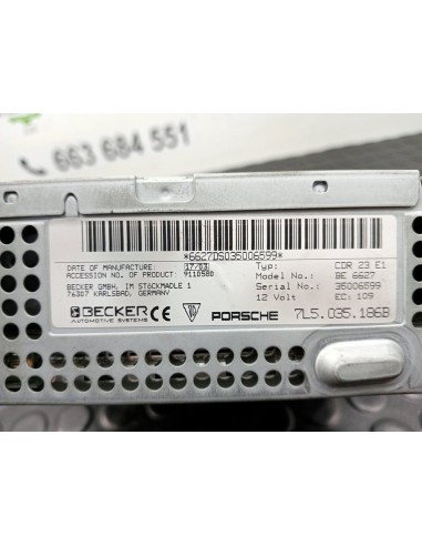 [97353] SISTEMA AUDIO / RADIO CD - PORSCHE CAYENNE