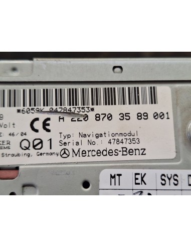 [104549] SISTEMA DVD - MERCEDES CLASE GLS...