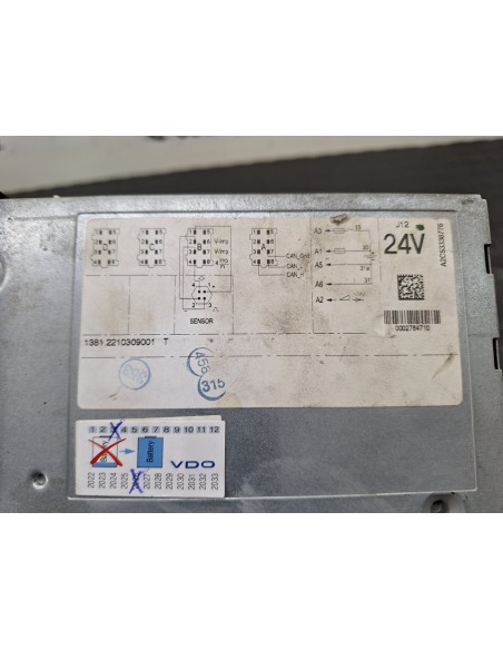 [100829] TACOGRAFO DE TARJETA - DAF SERIE XF105.XXX (01/2006 - 12/2013)