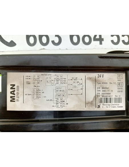 [91560] TACOGRAFO DE TARJETA - MAN TG - L 12.XXX (01/2005 - 12/2020)