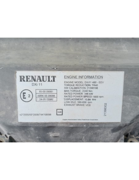 [106440] TAPA BALANCINES - RENAULT PREMIUM ROUTE -2006 (01/2005 - 01/2013)