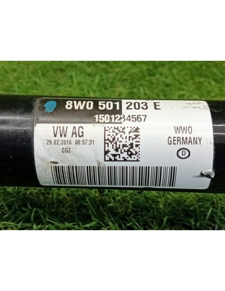 [96326] TRANSMISION TRASERA IZQUIERDA - AUDI A5 CABRIOLET (F57)