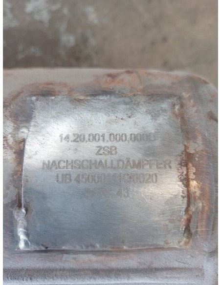 [93813] TUBO ESCAPE TRASERO - VOLKSWAGEN TOUAREG (01/2018 - ...)