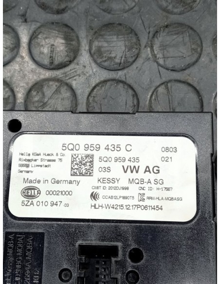 [93619] UNIDAD DE CONTROL - VOLKSWAGEN GOLF VII LIM. (01/2012 - 12/2017)