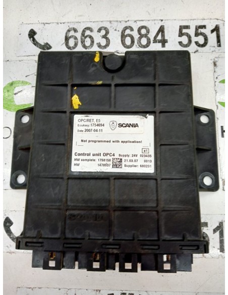 [91243] UNIDAD DE CONTROL OPC4 - SCANIA SERIE 4 (P/R 94 G) (01/1996 - 01/2004)